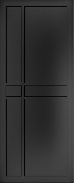 Internal Dalston Black Pre-Finished Door